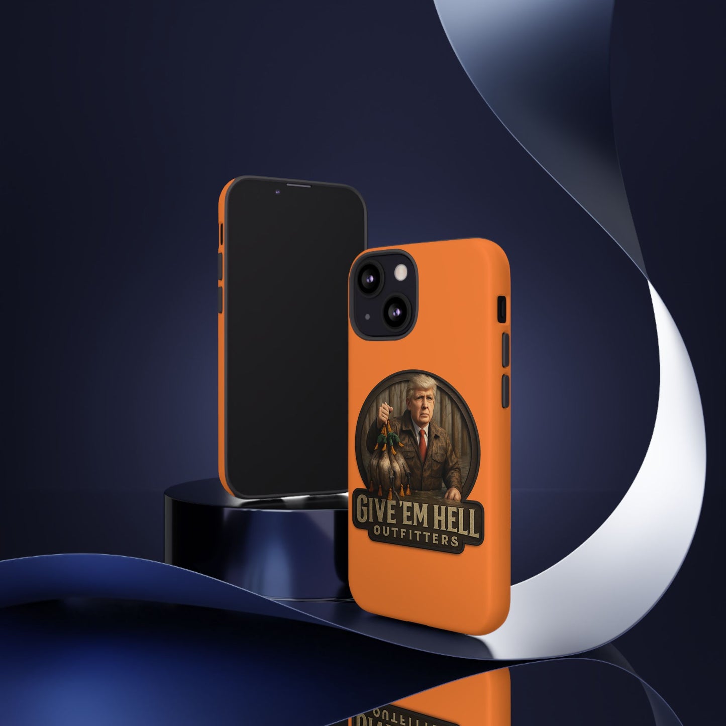 Tough Cases - Custom Phone Case, Give 'Em Hell Design, Gift for Hunters, Outdoor Enthusiasts, Unique Accessories, Personalized Cases