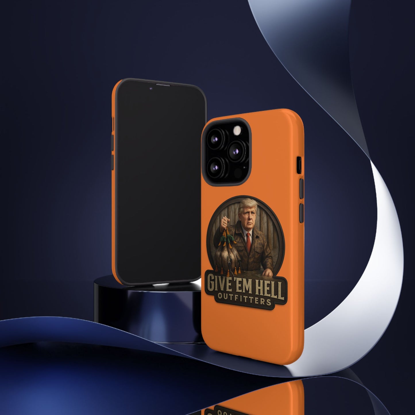 Tough Cases - Custom Phone Case, Give 'Em Hell Design, Gift for Hunters, Outdoor Enthusiasts, Unique Accessories, Personalized Cases