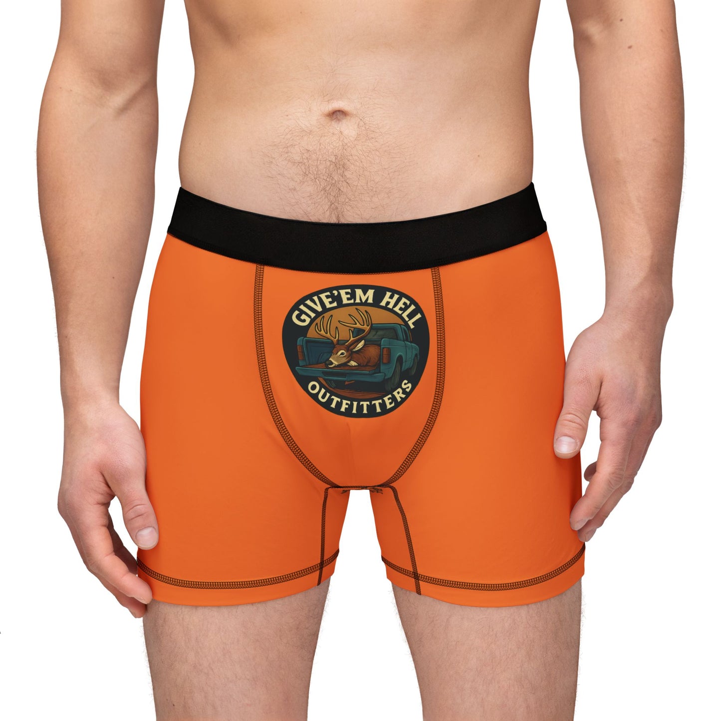 Bold Men's Boxers, Funny Underwear, Gift for Him, Casual Loungewear, Comfortable Boxers
