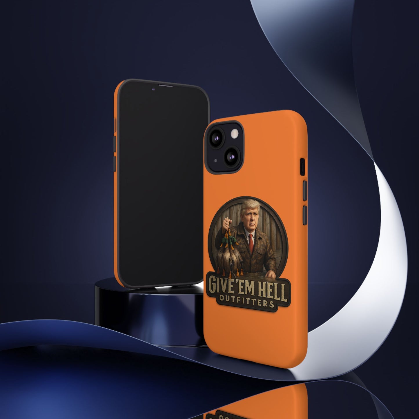 Tough Cases - Custom Phone Case, Give 'Em Hell Design, Gift for Hunters, Outdoor Enthusiasts, Unique Accessories, Personalized Cases