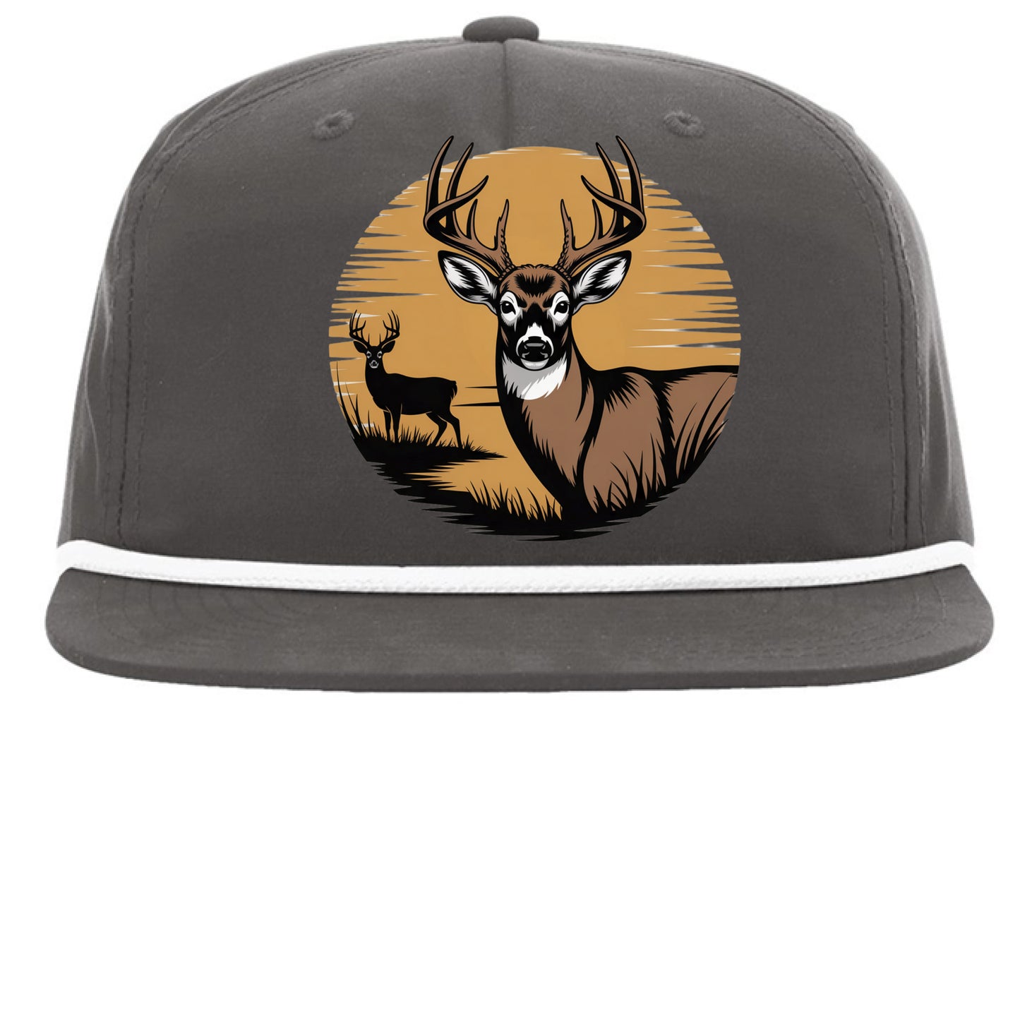 Charcoal/ White - FRONT