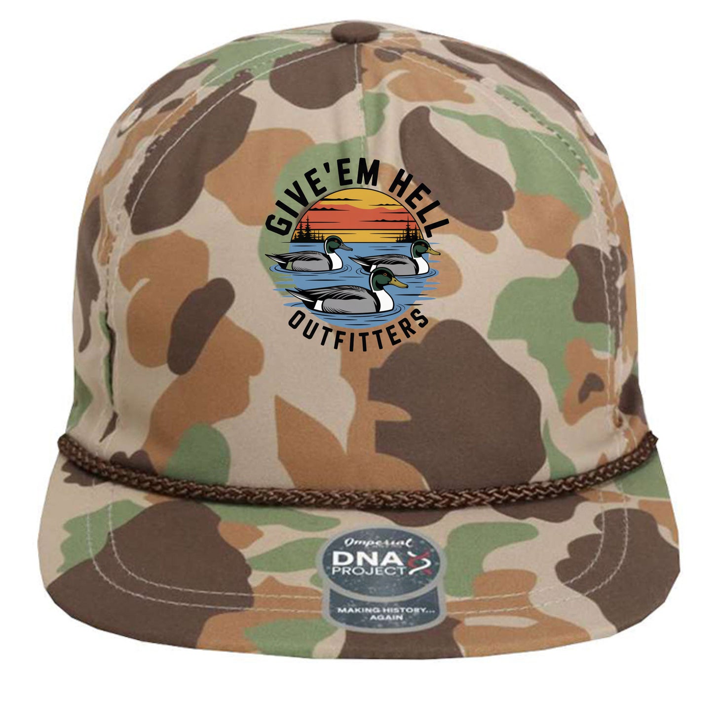 Frog Skin Camo/ Brown - FRONT