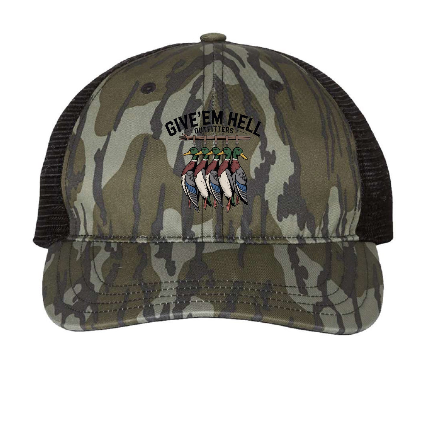 Mossy Oak Bottomland/ Black - FRONT