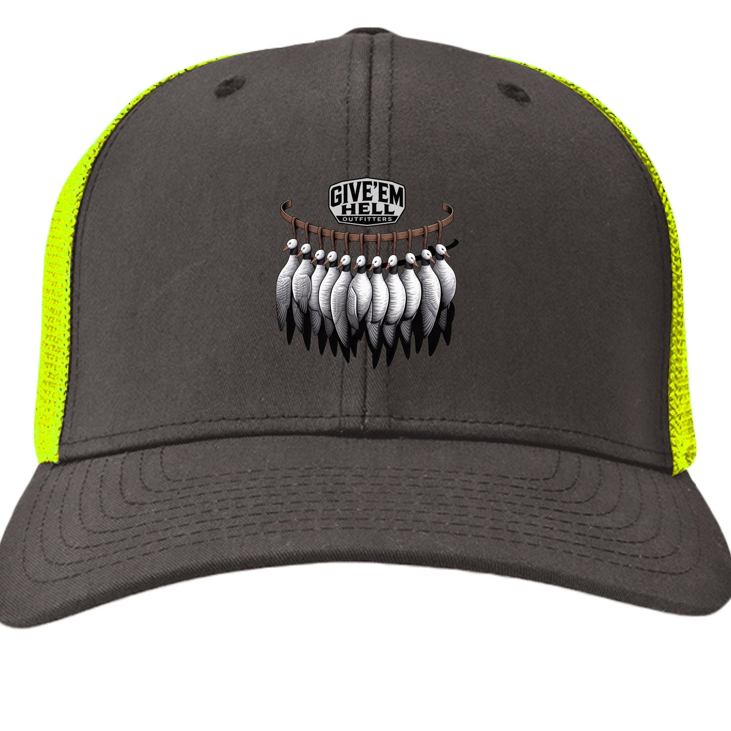 Charcoal/ Neon Yellow - FRONT