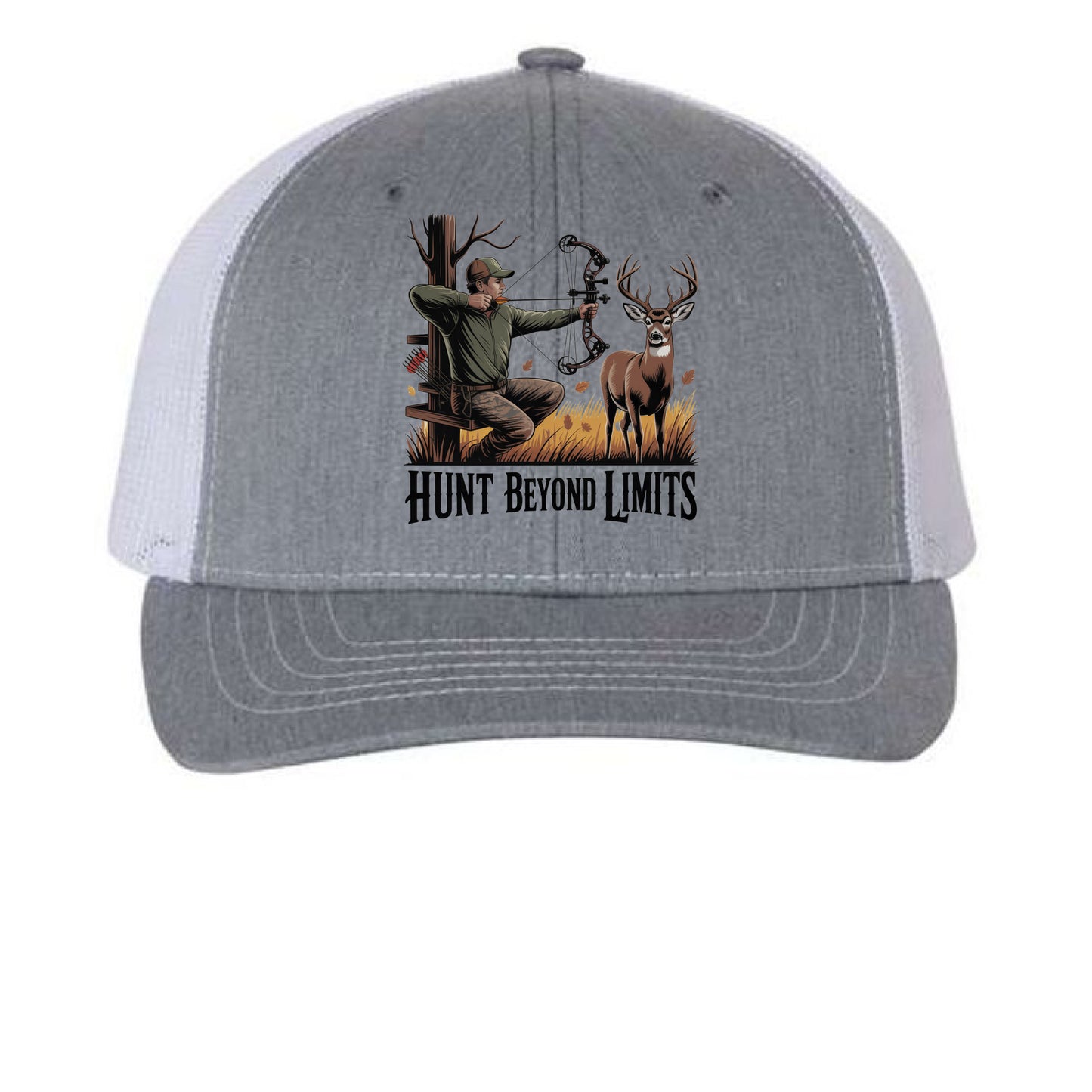 Heather Grey/ White - FRONT