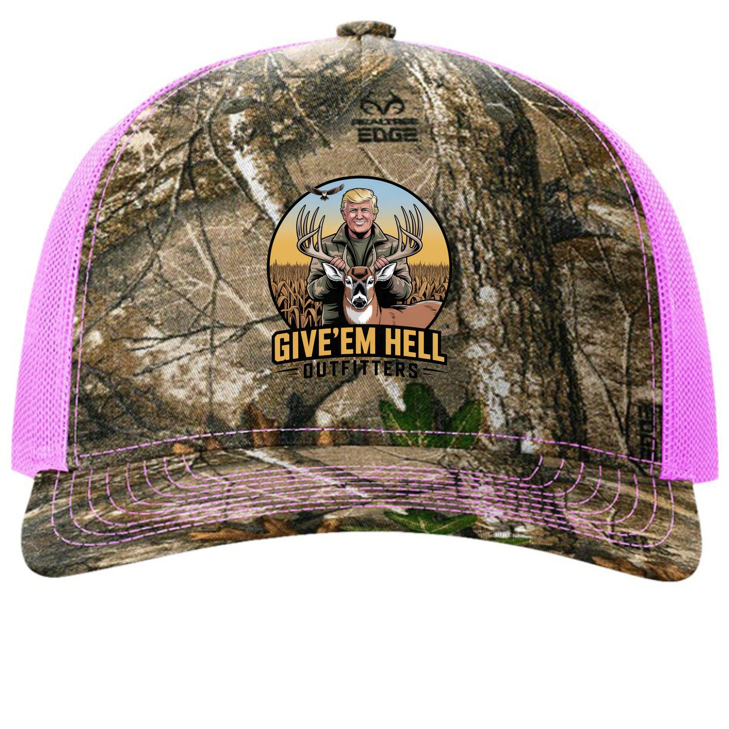 Realtree Edge/ Neon Pink - FRONT