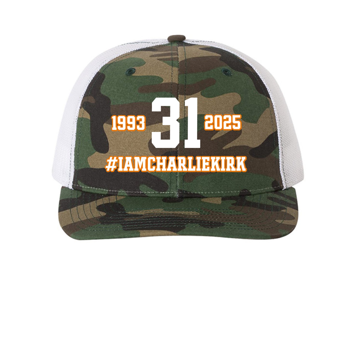 Army Camo/ White - FRONT