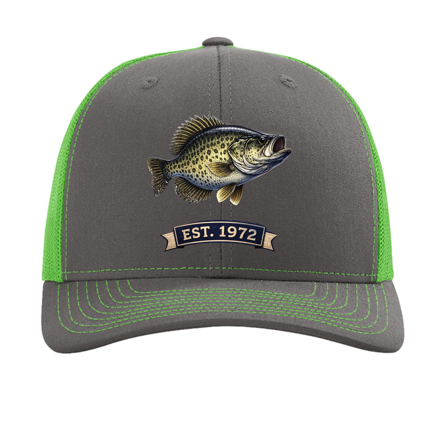 Charcoal/ Neon Green - FRONT