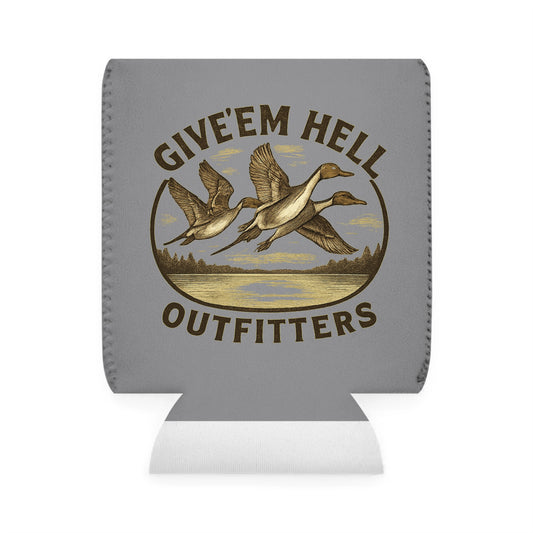 Nature-Inspired Can Cooler Sleeve for Outdoor Enthusiasts, BBQs, Camping, Gifts for Hunters, Fishing Adventures, Tailgating