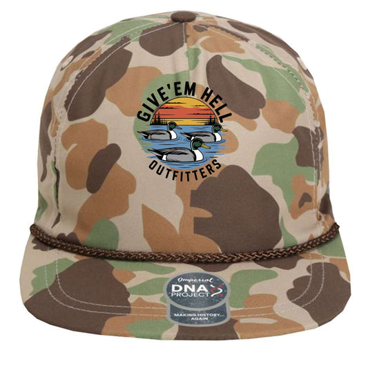 Frog Skin Camo/ Brown - FRONT