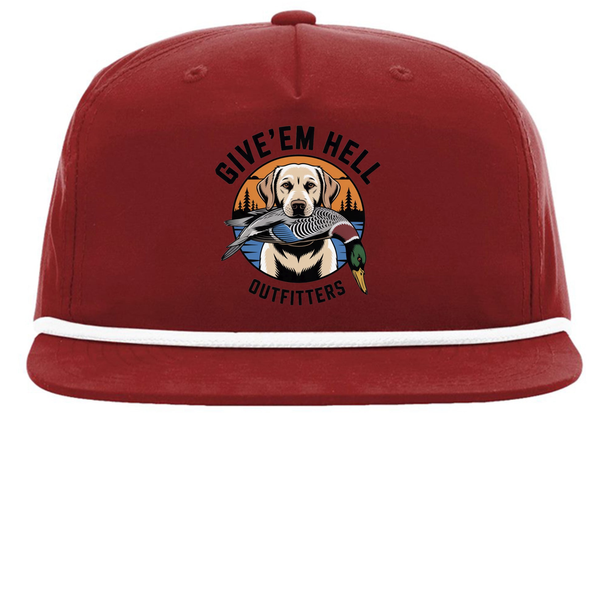 Cardinal/ White - FRONT