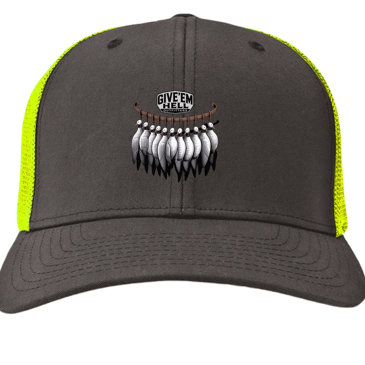 Charcoal/ Neon Yellow - FRONT