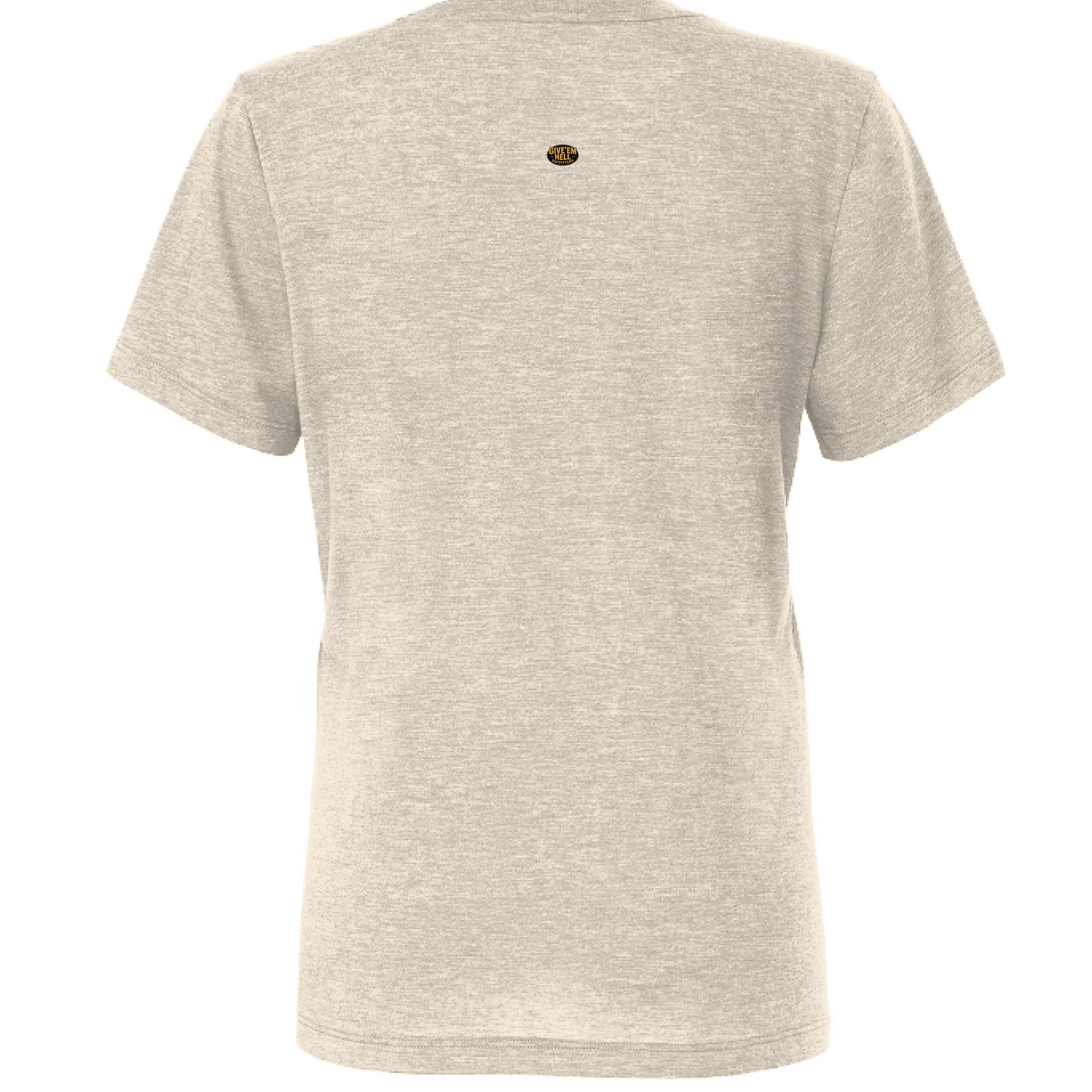 Solid Natural Triblend - BACK