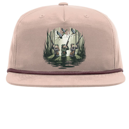 Pale Peach/ Maroon - FRONT