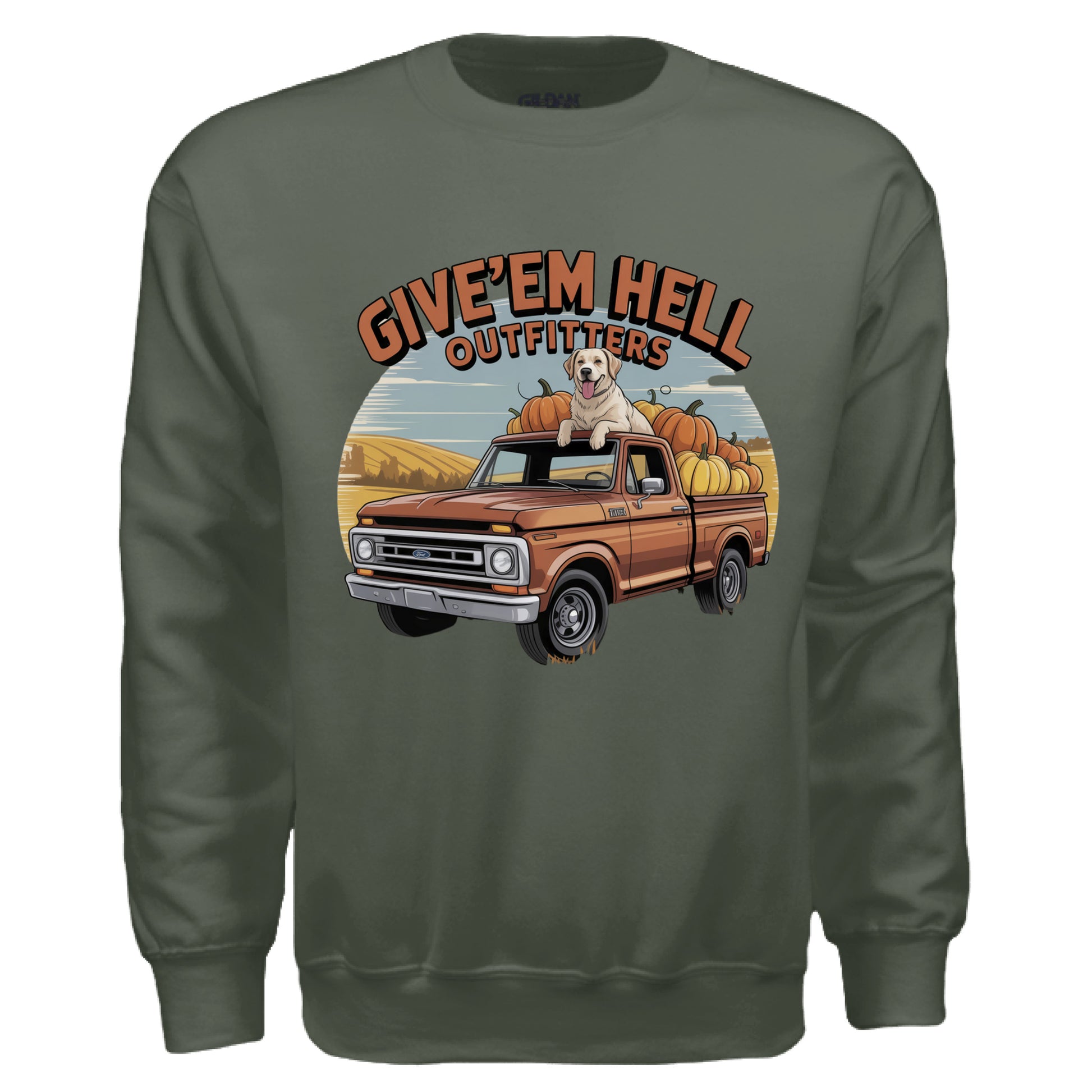 MILITARY GREEN - FRONT