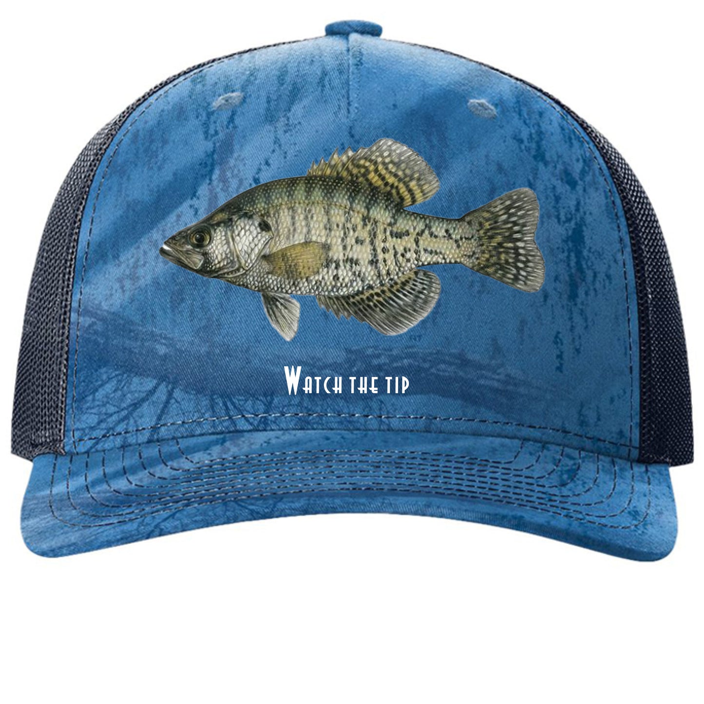 Realtree Fishing Light Blue/ Navy - FRONT