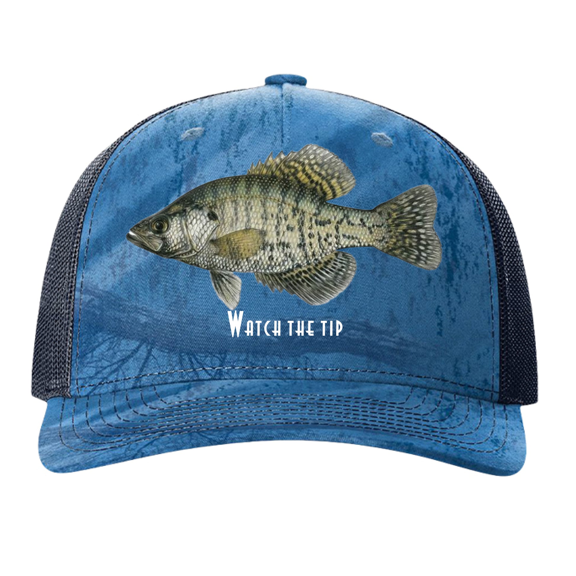 Realtree Fishing Light Blue/ Navy - FRONT