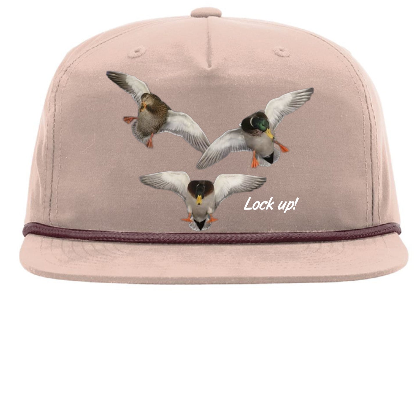 Pale Peach/ Maroon - FRONT