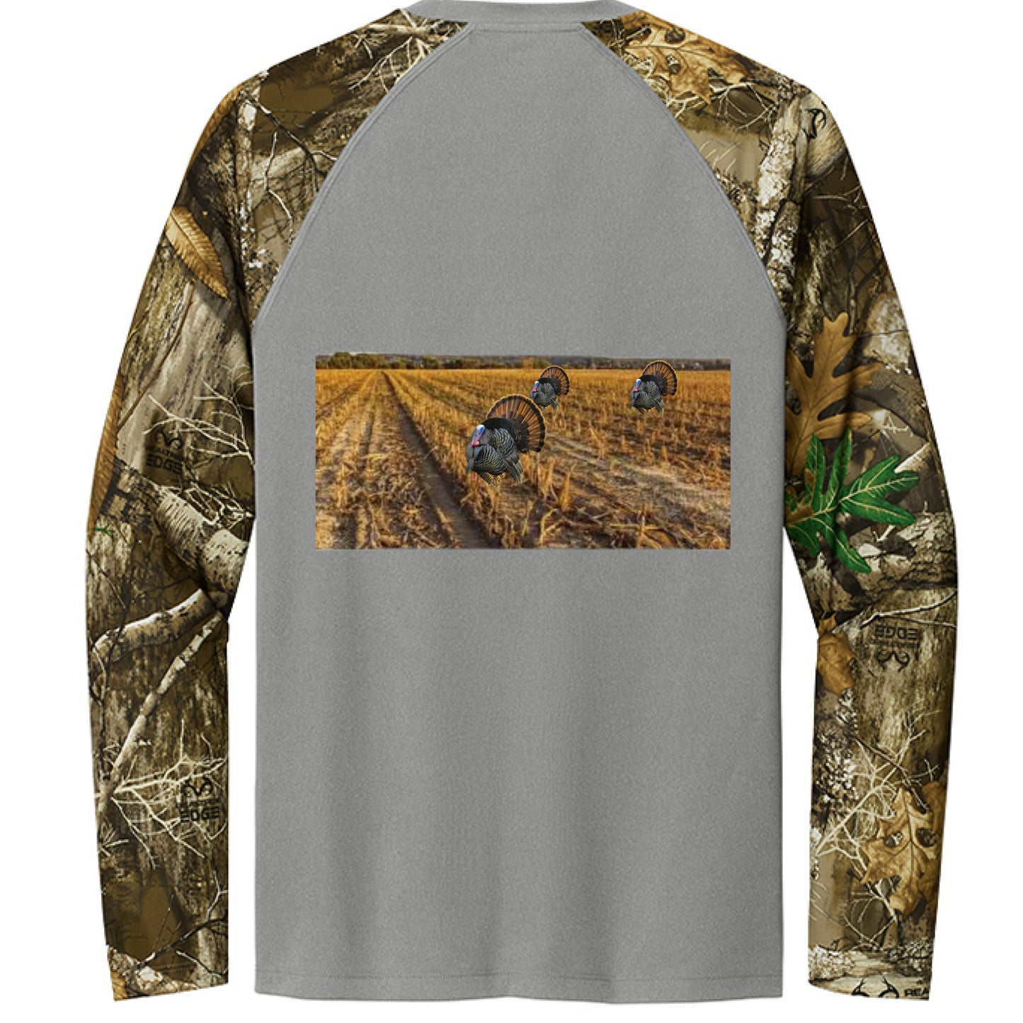 Grey Concrete Heather/ Realtree Edge - BACK