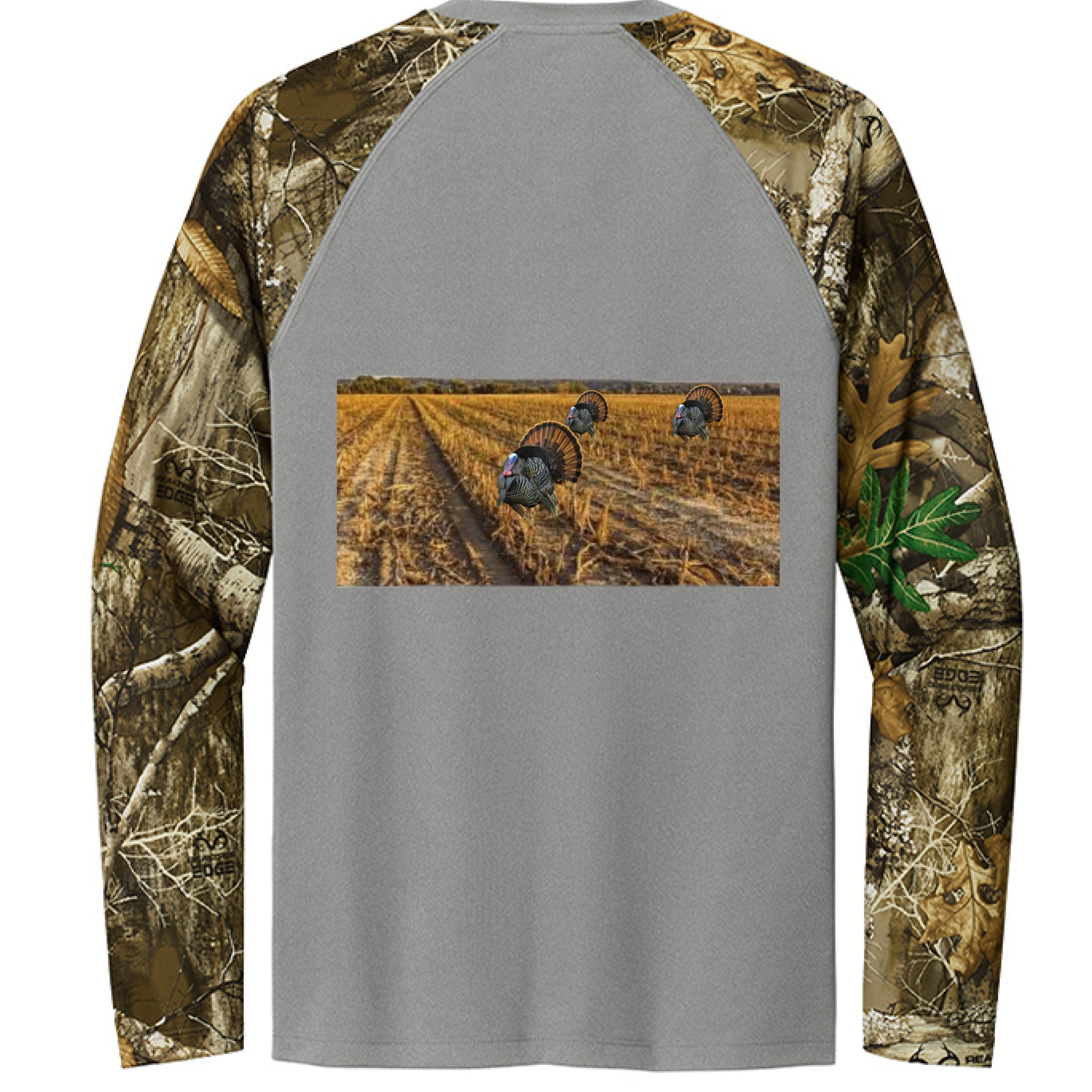 Grey Concrete Heather/ Realtree Edge - BACK